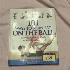 101 Ways to Burn Fat on the Ball - White & Blue Fitness Book